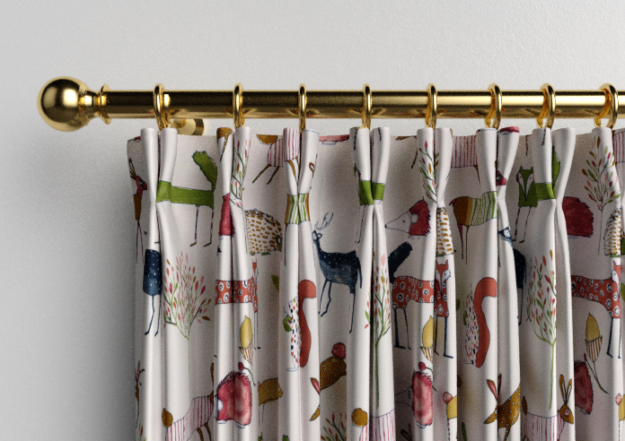 Oh My Deer, Berry - Made to Measure Curtains - Image 10